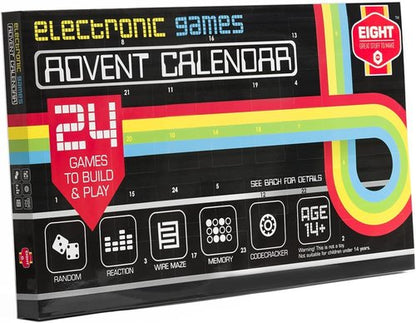 EIGHT Advent Calendar Kit - Fun Electronic Games for Holiday Countdown | Family-Friendly