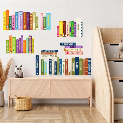Books Wall Decals - Bookshelf Decal Variation of THIS Listing
