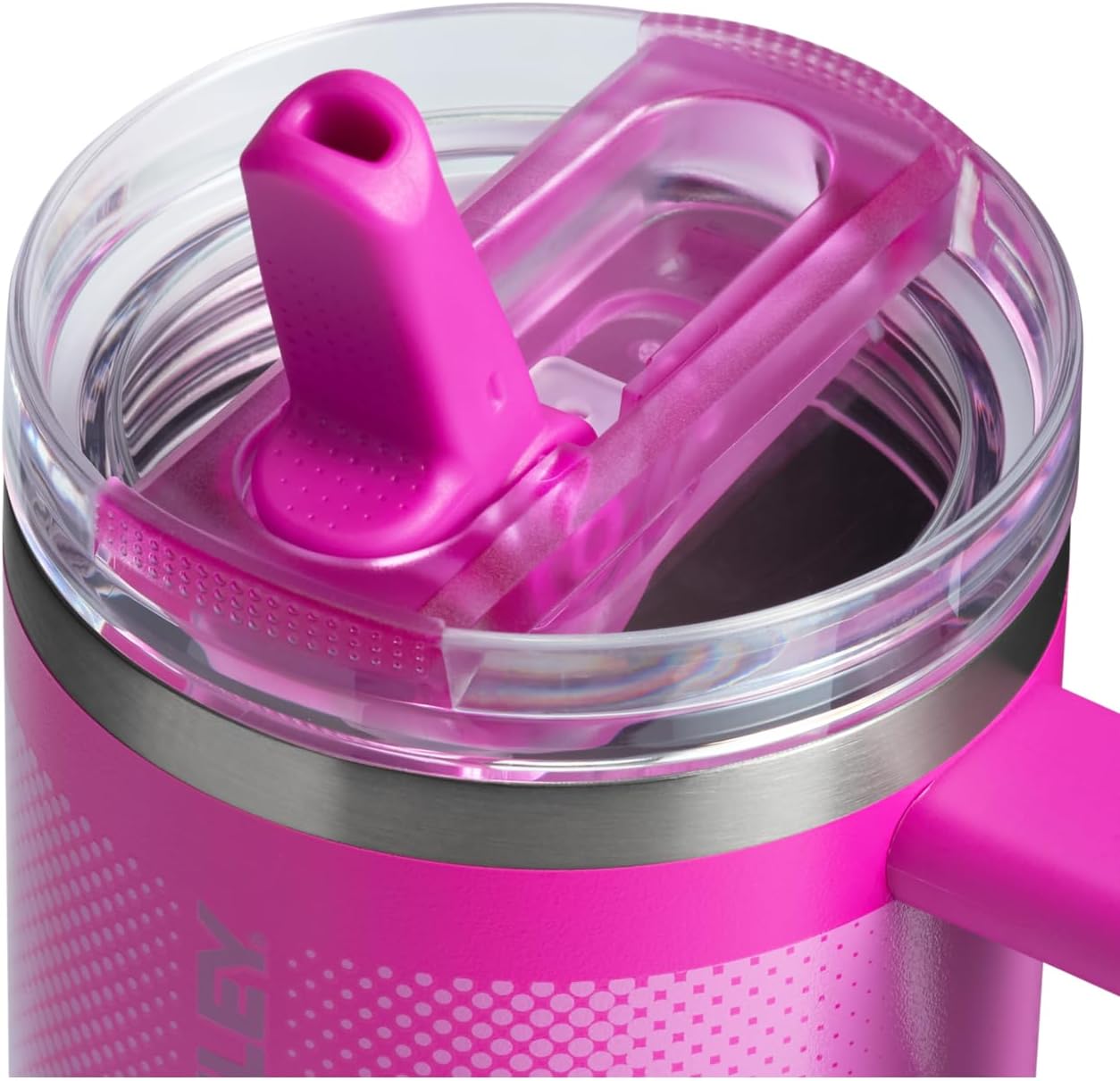 STANLEY Quencher ProTour 20 oz Tumbler - Leakproof Lid, Built-In Straw & Handle | BPA-Free Vivid Violet Fade
