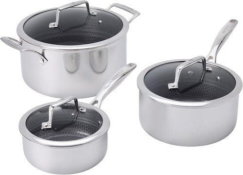Henckels Paradigm Ceramic - 6-Piece Stainless Steel Dual Performance Cookware Set