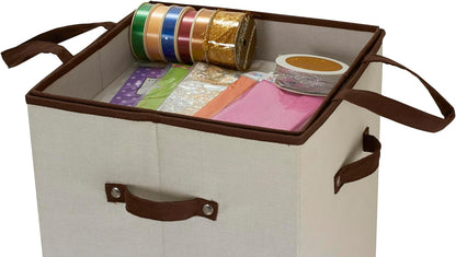 Skiennix Gift Wrapping Paper Organizer - Keep Your Supplies Neat & Tidy | Perfect for Home Use