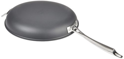 Cuisinart Dishwasher Safe Hard-Anodized 12-Inch Open Skillet with Helper Handle