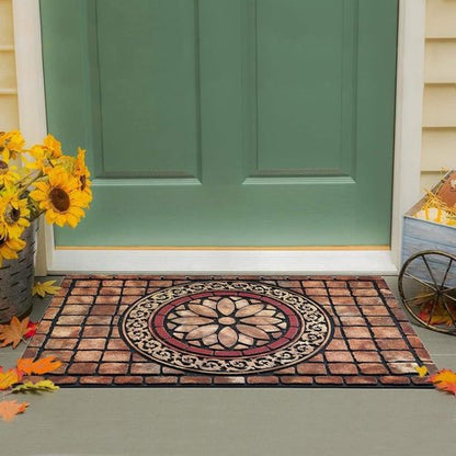 CHICHIC Large Rectangle Entrance Door Mat - Heavy Duty Non-Slip Welcome Rug | 24 x 36 Inch for High Traffic Areas