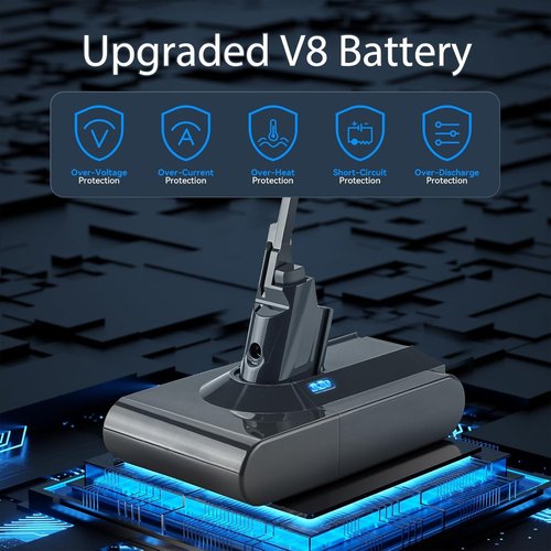 Bonacell 6000mAh 21.6V Replacement Battery for Dyson V8 | Compatible with Animal & Absolute Models