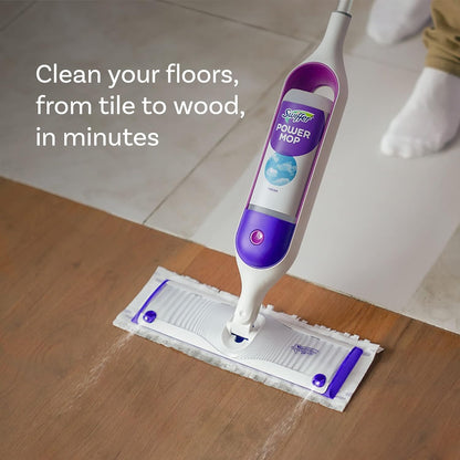 Swiffer Power Mop Refill Solution - All-Purpose Floor Cleaner for Tile, Vinyl, Wood | Lavender Scent, 50.6oz