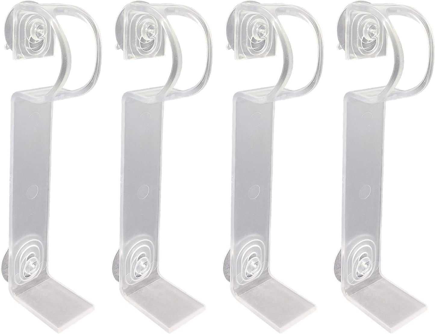Vermont 612 Window Candle Holders - Suction Cups & L-Shaped Safety Bracket | Fits Most Battery & Electric Candles (Pack of 4)