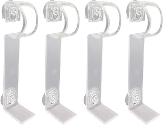 Vermont 612 Window Candle Holders - Suction Cups & L-Shaped Safety Bracket | Fits Most Battery & Electric Candles (Pack of 4)