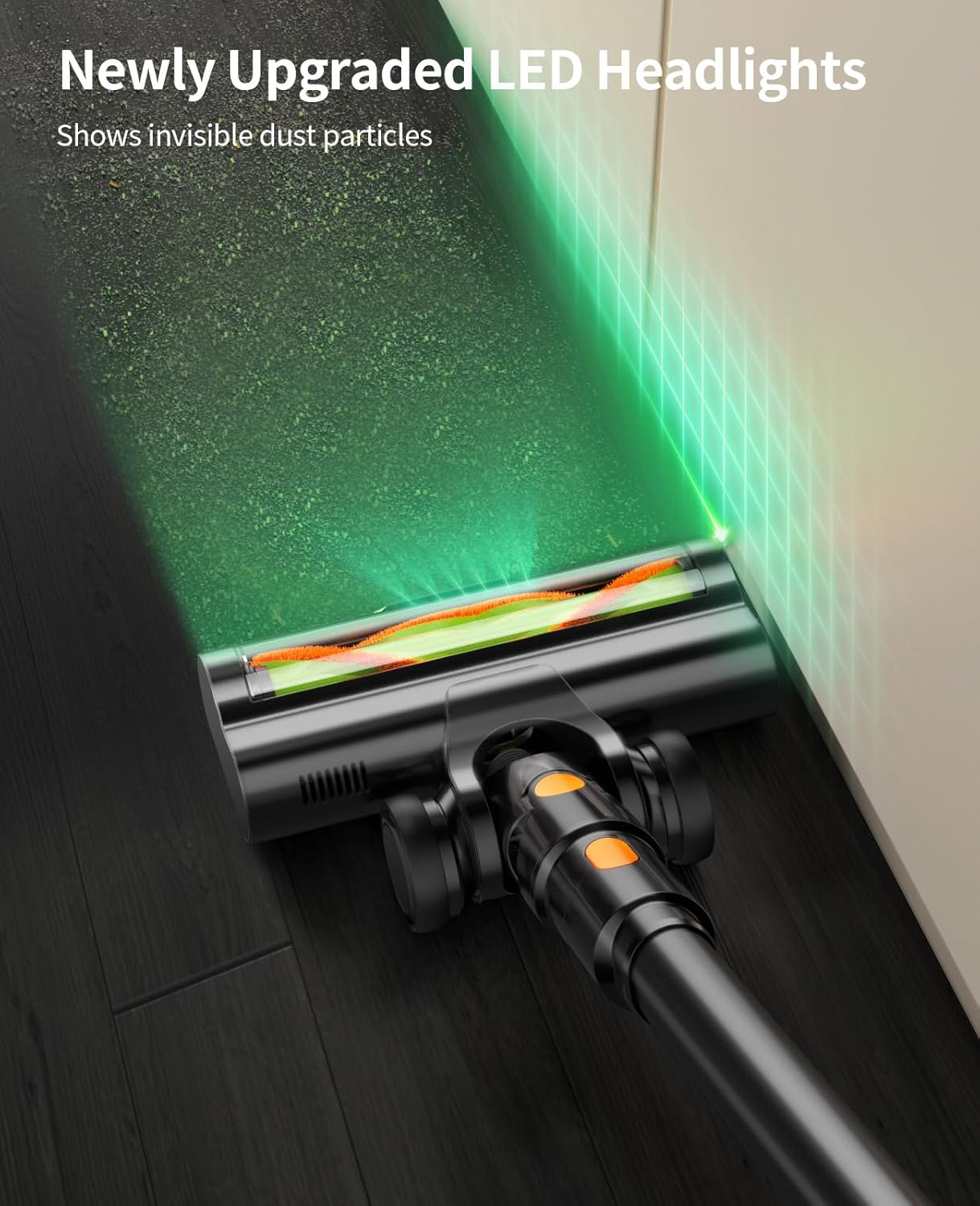 SunSare Cordless Vacuum Cleaner - 650W, 55KPA Suction | 70 Mins Runtime, Aromatherapy, Anti-Tangle Brush for Home & Pet Hair