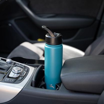 Skiennix 32 Oz Insulated Stainless Steel Water Bottle - Lightweight & Durable | Light Blue