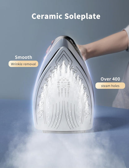Sundu Pro Steam Station Iron - 1600W Professional Steam Iron with 44 oz Tank & Ceramic Baseplate
