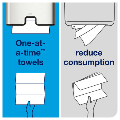 Tork Multifold Hand Towel, Natural, 100% recycled, FSC certified, Compatible with H2 Dispensers, 16 packs x 250 sheets (MK520A)