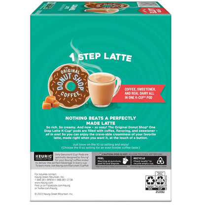 Original Donut Shop Caramel Latte K-Cup Pods - One-Step Brewing, 20 Count