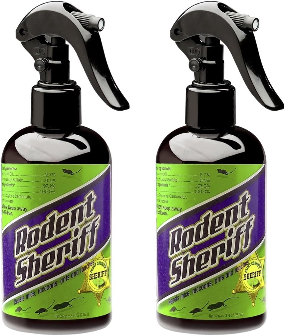 Peppermint Oil Repellent - Fast-Acting Pest Control Spray | Effective Against Mice, Raccoons, Ants