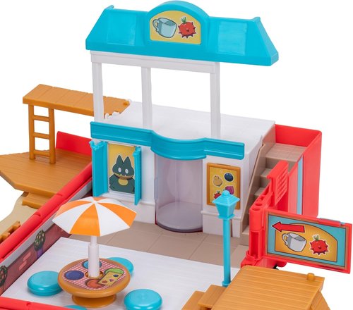 Jazwares Pokémon Carry Case - Portable Beach Battle Playset with Action Features & Pikachu Figure