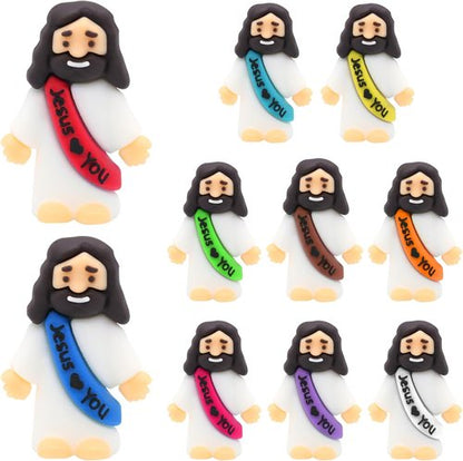 Little Jesus Statues by [Brand Name] - 350 Bulk Minifigures for Church, Christmas & Baptism Gifts