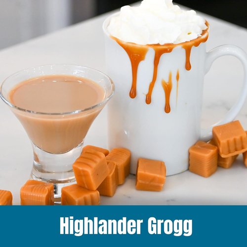 Door County Coffee Highlander Grogg Flavored Ground - Medium Roast Single Serve Cups | 100% Specialty Arabica