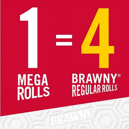 Brawny® Pick-A-Size® Paper Towels, 1 Mega Roll = 4 Regular Rolls