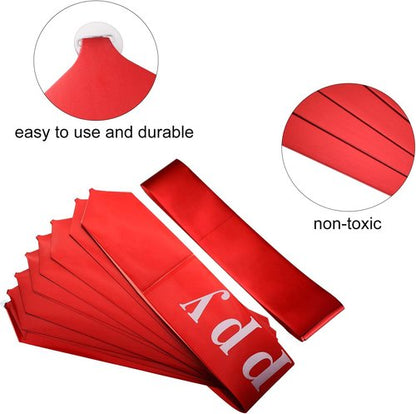 Happy Birthday Big Car Bow - Large Gift Wrapping Decoration for Parties | 20 Inches, Red