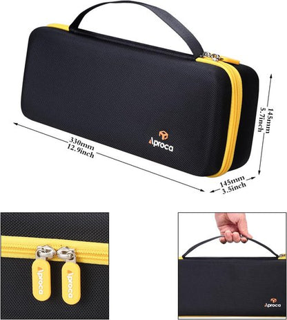 Aproca Hard Storage Case for Fanttik Slim V8/V10 Cordless Car Vacuum Accessories - Black