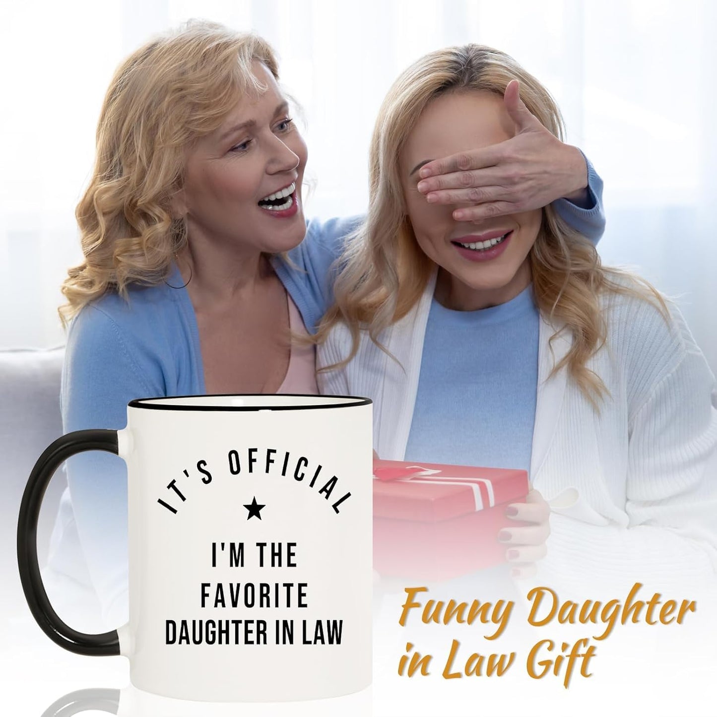Aurahouse Daughter-In-Law Mug - Funny Mother's Day Gift from Mother-In-Law | Perfect for Birthdays & Weddings