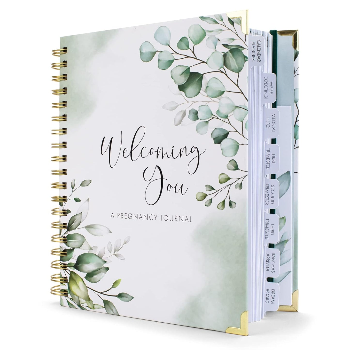 Pregnancy Journal by [Brand Name] - Memory Book with Stickers & Keepsake Pocket | Ideal Gift for First-Time Moms