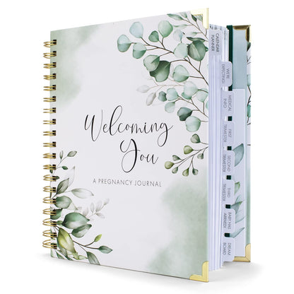 Pregnancy Journal by [Brand Name] - Memory Book with Stickers & Keepsake Pocket | Ideal Gift for First-Time Moms