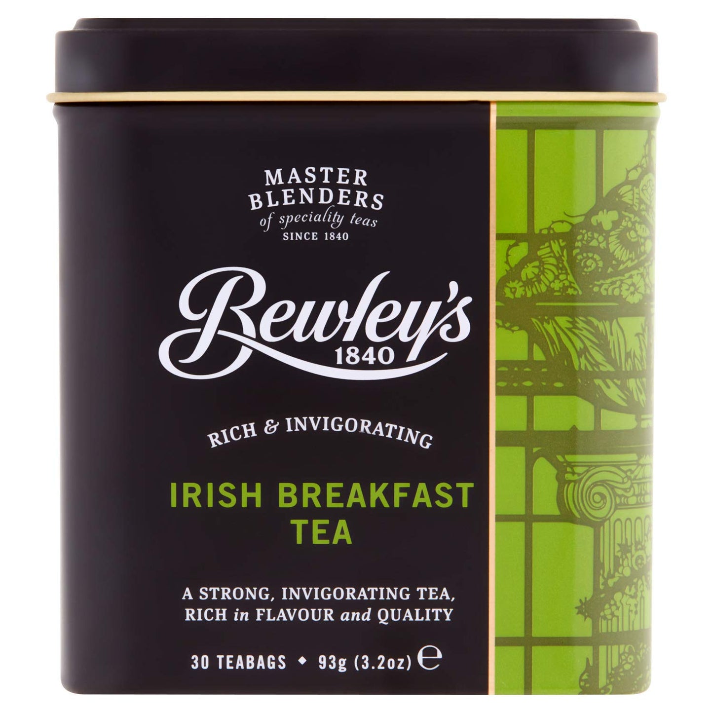 Bewley's Irish Breakfast Tea Tin, 30-Count