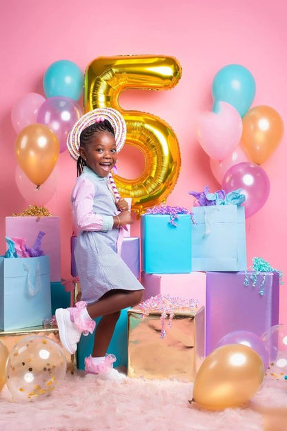 Gold Number 23 Balloon - 40 Inch Metallic Birthday Decoration for 23rd Celebration | Party Supplies