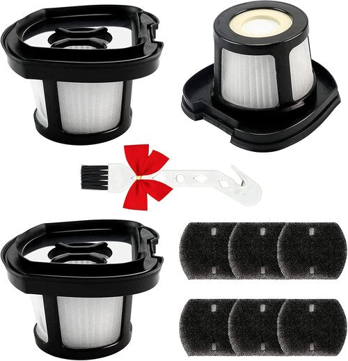 Bissell Handheld Vacuum Filter - 3 Pack Replacement for Pet Hair Eraser | Includes Cleaning Brush