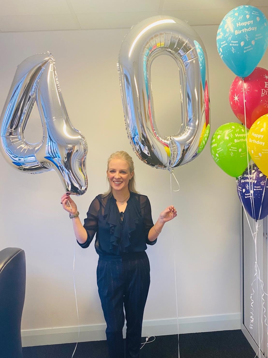 Silver Number 30 Balloon - 40 Inch 30th Birthday Decoration for Kids & Adults | Perfect Party Supplies