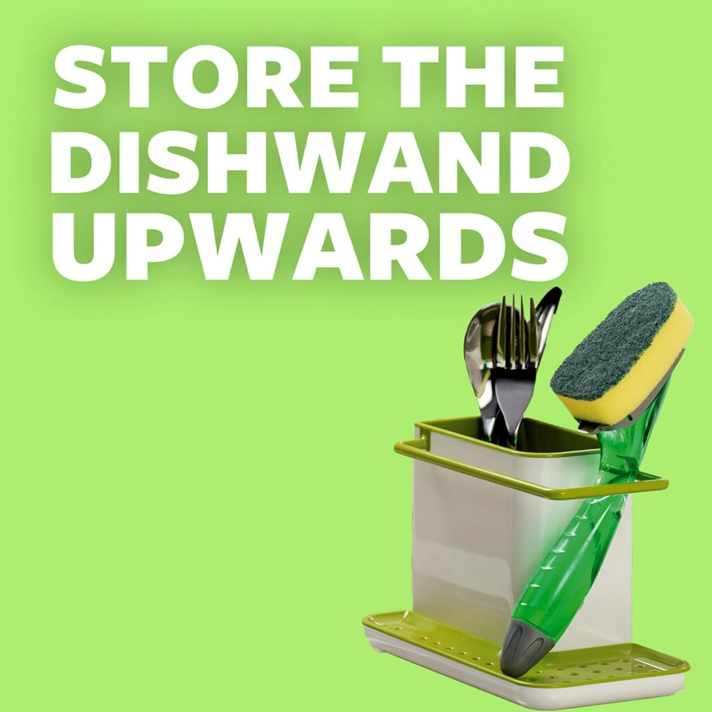 Scotch-Brite Heavy Duty Dishwand Kit - 1 Wand & 8 Refill Pads for Mess-Free Cleaning