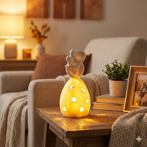 Infinity Love Candle Holder - Flickering LED Candle for Couples | Perfect Gift for Weddings & Engagements