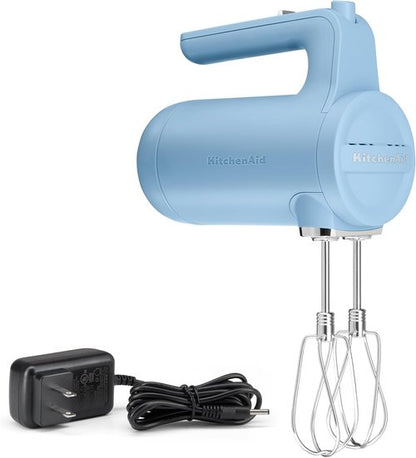 KitchenAid Hand Mixer - Cordless 7 Speed for Effortless Mixing | Blue Velvet Finish
