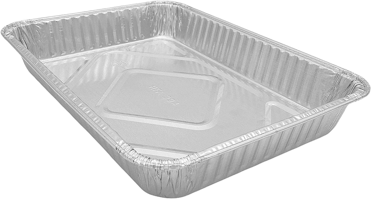 PACTOGO Disposable Aluminum Foil Cake Pans - 13" x 9" x 2" | Perfect for Baking & Storing (Pack of 12)