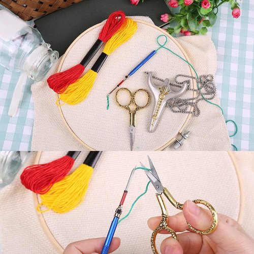 BUTUZE Embroidery Scissors - Exquisite Retro Design for Sewing & DIY Projects | Stainless Steel