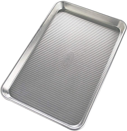 USA Pan Jelly Roll Pan - Heavy Duty Aluminized Steel for Perfect Baking | 14.1875 x 9.25 Inches