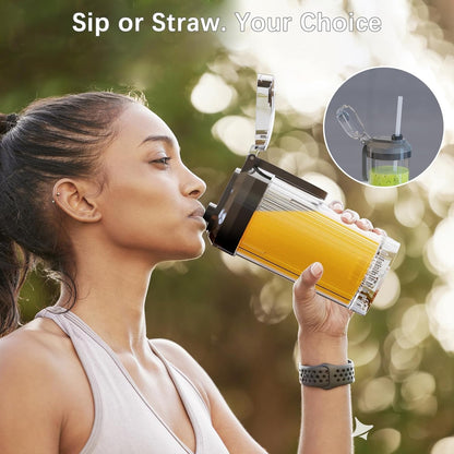 Skiennix Personal Blender - Portable Smoothie Maker with 4 Programs, USB-C Rechargeable, 18 oz, BPA Free