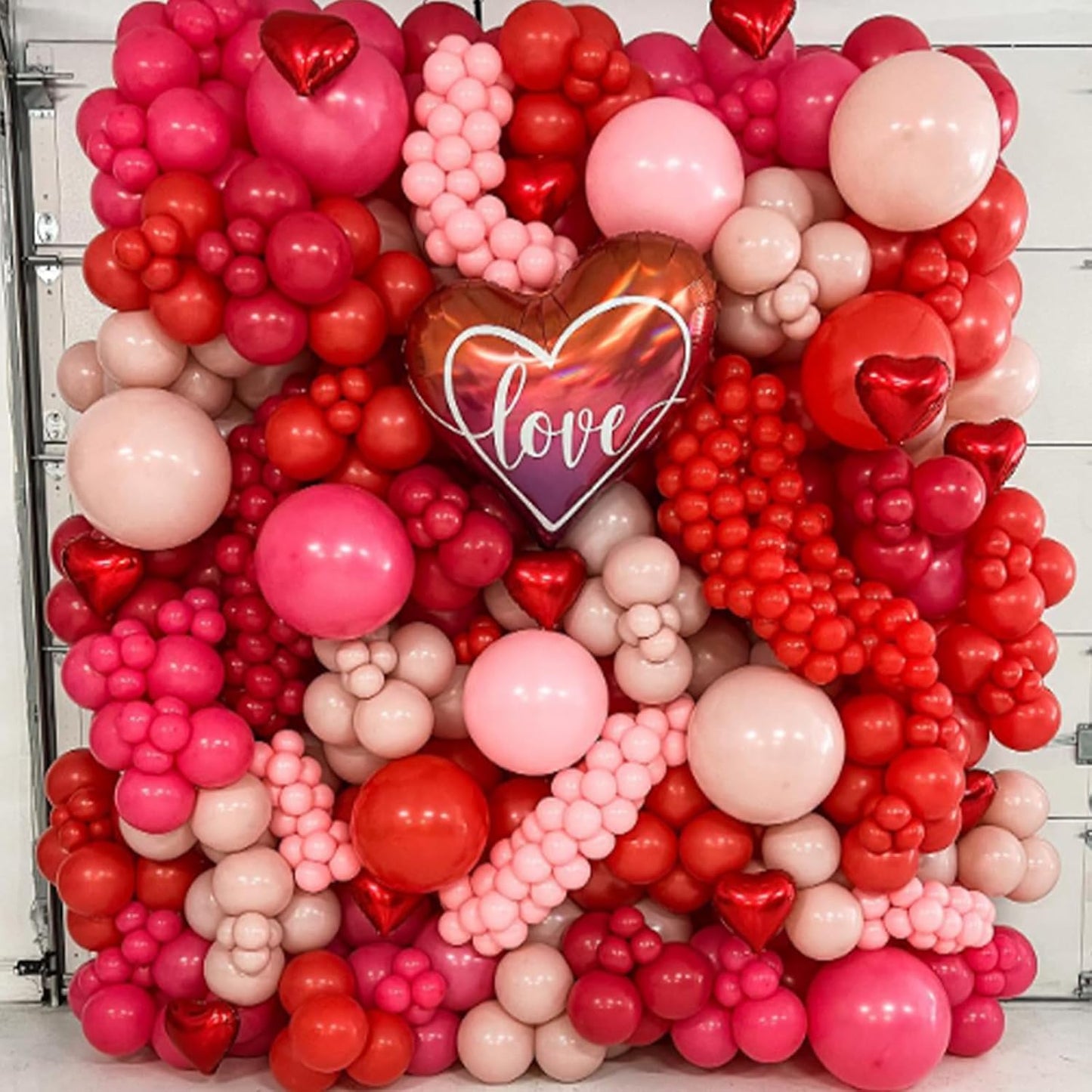 Awenztech Red Balloon Arch Kit - 120 Pcs of 5-18 Inch Latex Balloons for Party Decorations