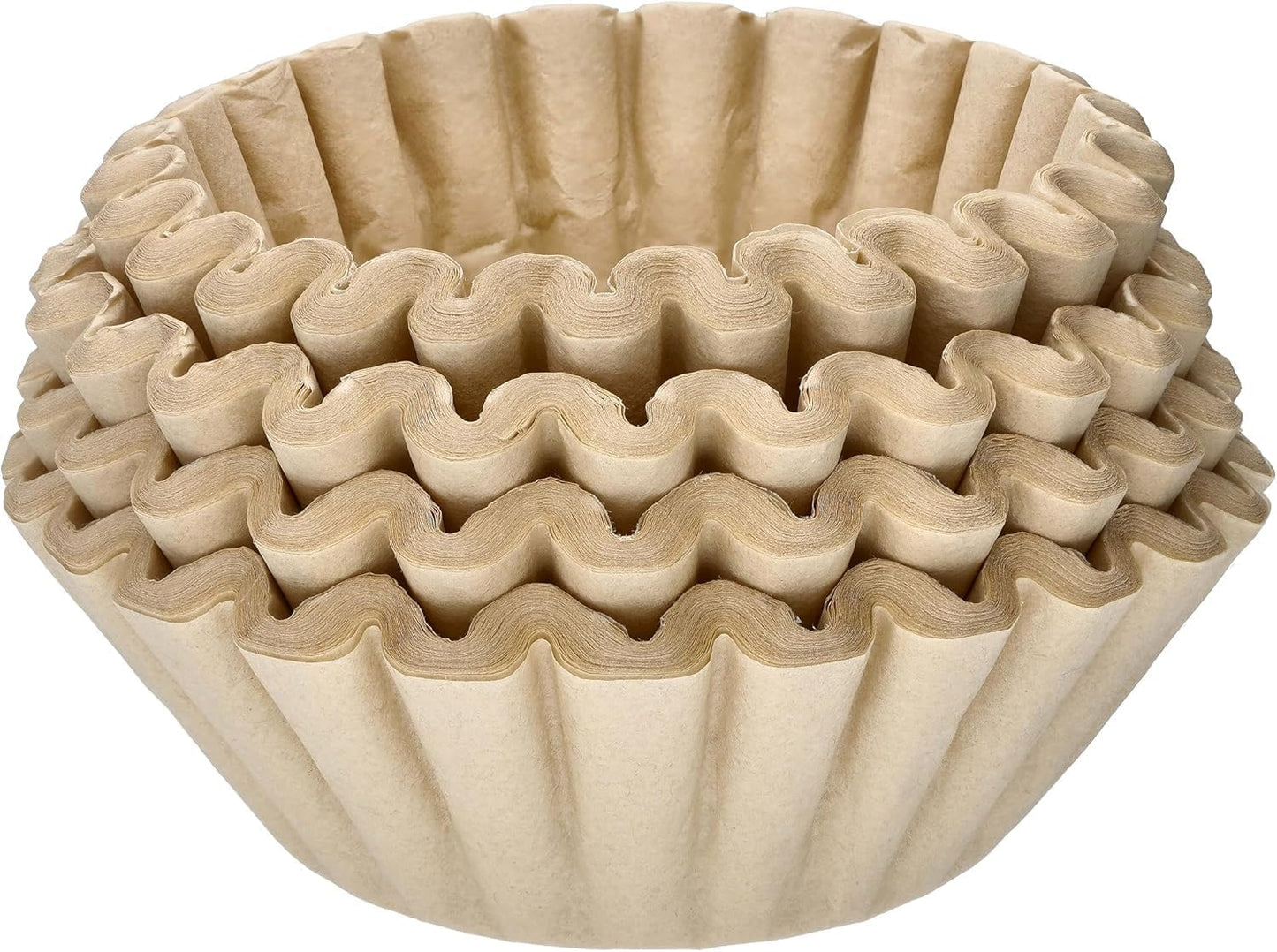 Unbleached Natural Coffee Filters - Perfect for 8-12 Cup Basket Coffee Makers | Pack of 200