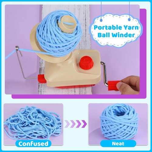 BUTUZE Yarn Winder - Manual Ball Winder for Crocheting | Quick Install & Efficient Crafting Tool