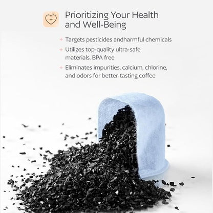 Keurig Water Filter Holder & 12 Filters | Compatible with K-Supreme, K-Slim, K-Express & More