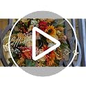 Harvest Fall Wreath for Front Door 24 Inch Autumn Magnolia Decor