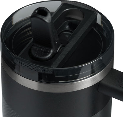 STANLEY Quencher ProTour 30 oz Tumbler - Leakproof Lid, Built-In Straw & Handle | Insulated, BPA-Free | Black Fade