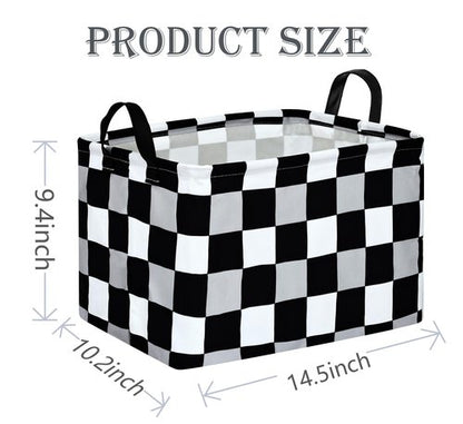 ACMUUNI Rectangle Gift Shelf Nursery Storage Basket Laundry Hamper Storage Box and Bins for Home Clothes with Handles