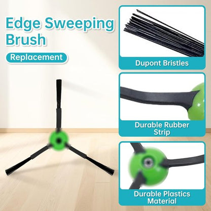 LOVECO Replacement Parts for iRobot Roomba E, I & J Series - 2 Rubber Brushes, 8 Filters, 8 Brushes