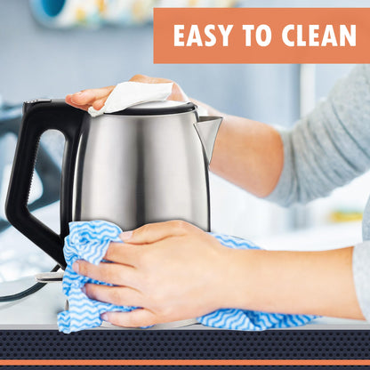 Newhouse 1200W 60-fl. oz. Stainless Steel Electric Kettle NHEK-001, Electric Tea Pot for Boiling Water, Auto Shut Off Electric Tea Kettle, ETL Certified for Hospitality and Residential Use