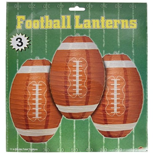 Beistle Football Paper Lanterns