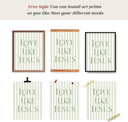 LARTSFRO Coquette Wall Art Decor | Sage Green Bow Posters for Bedroom & Bathroom | Set of 4 Unframed 12x16 Inch