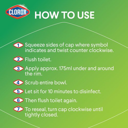 Clorox Toilet Bowl Cleaner, Fresh Scent, 24 Fluid Ounces