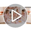 Pink Bow Pumpkin Paper Plates Set for Fall Thanksgiving Party - 48 Pieces